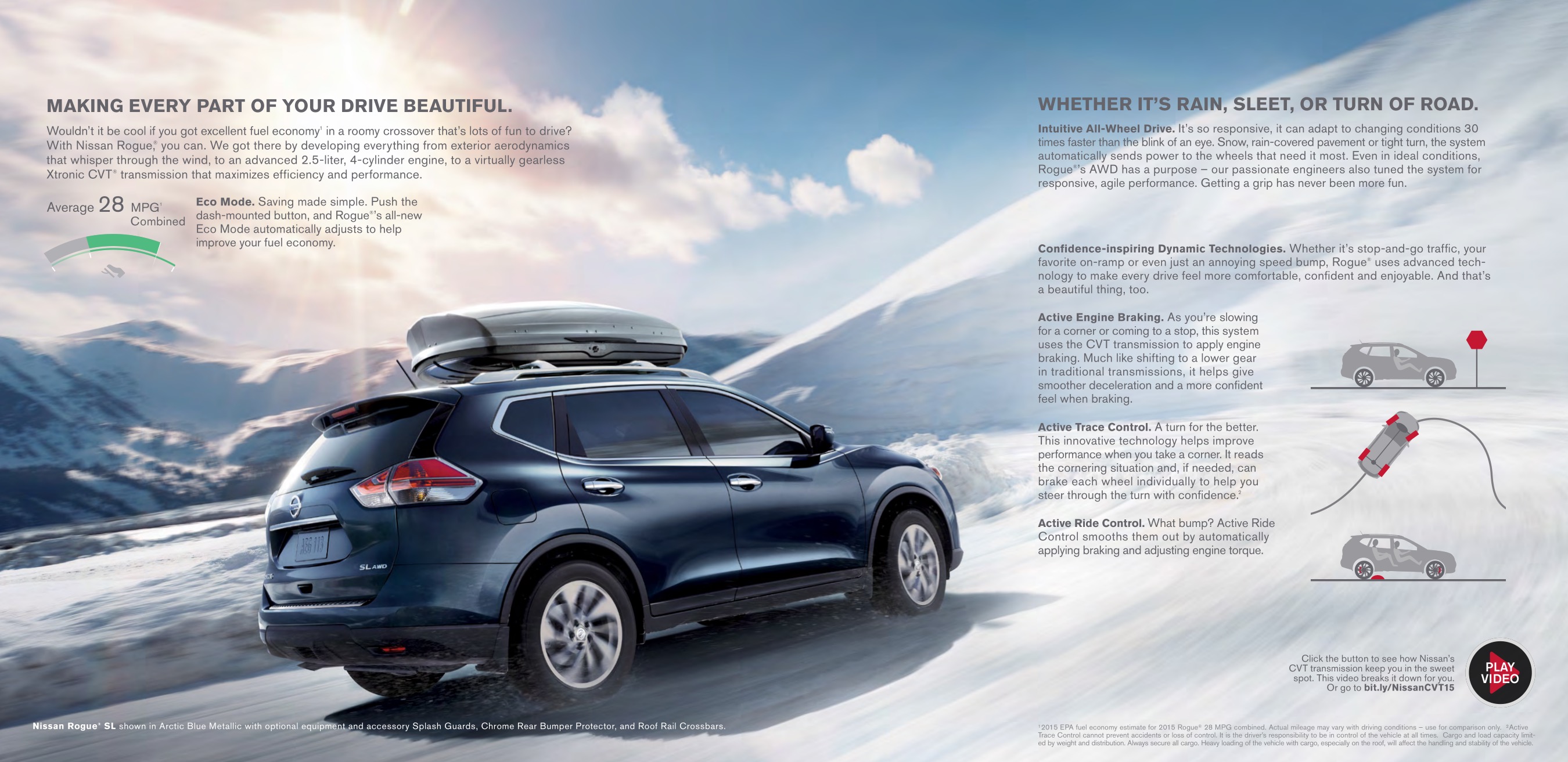 2015 Nissan Rogue Brochure Page 11